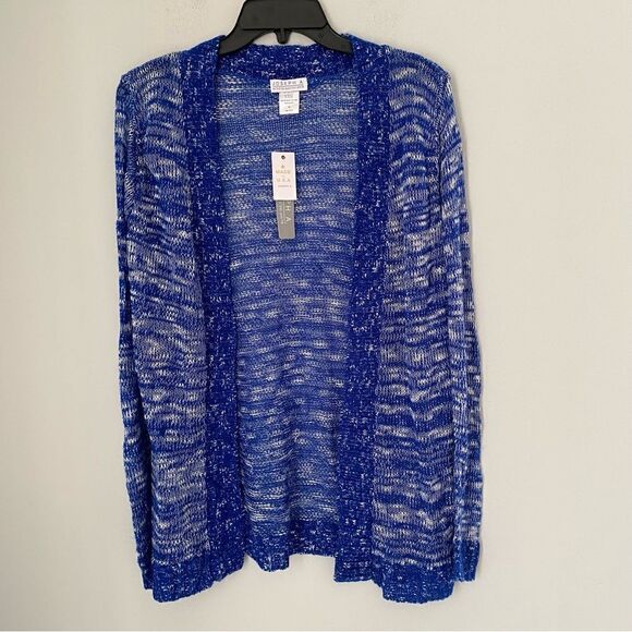 Joseph A Women’s Open Front Long Sleeve Knit Cardigan size M - Picture 1 of 3